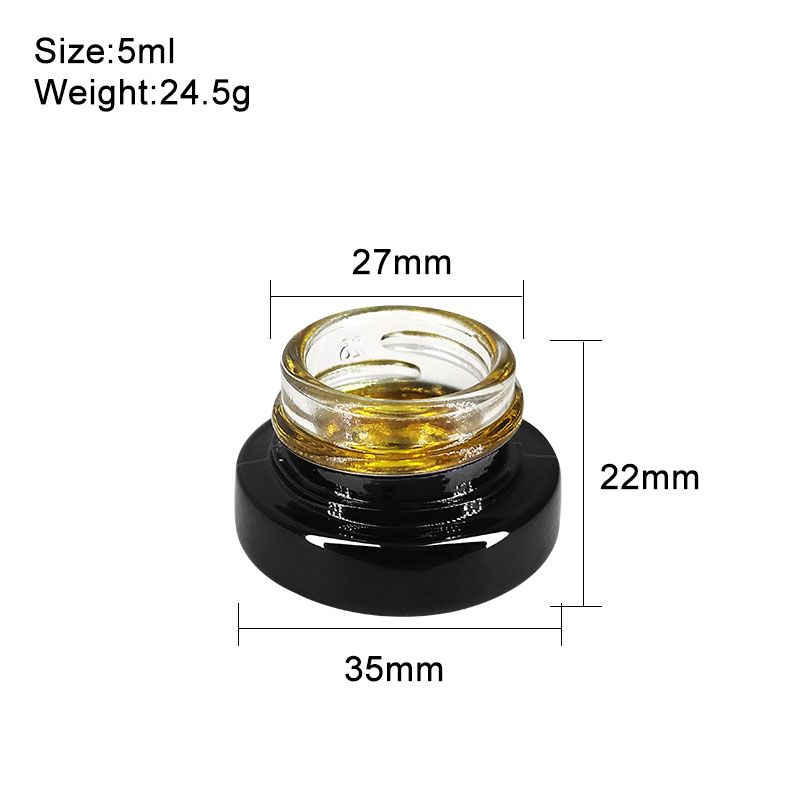 Black-mini-glass-jar